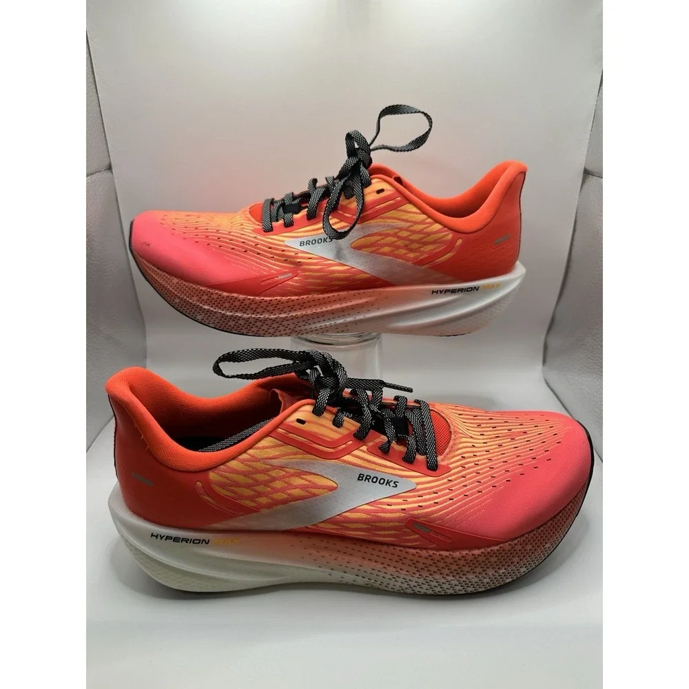 Size‎ 10 - Brooks Hyperion Max Fiery Coral Orange Pop